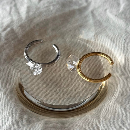 [ herkimer diamond ] churros silver