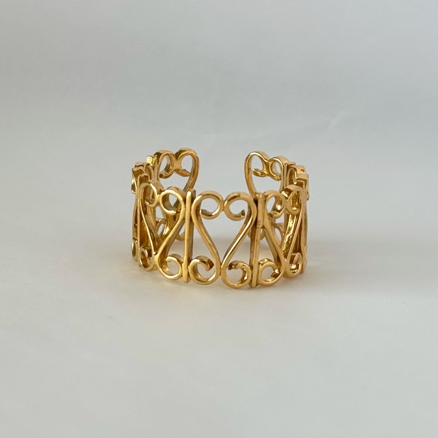 [ gold ] garden heart [ free size ]