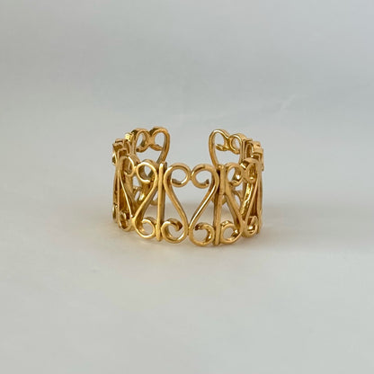 [ gold ] garden heart [ free size ]