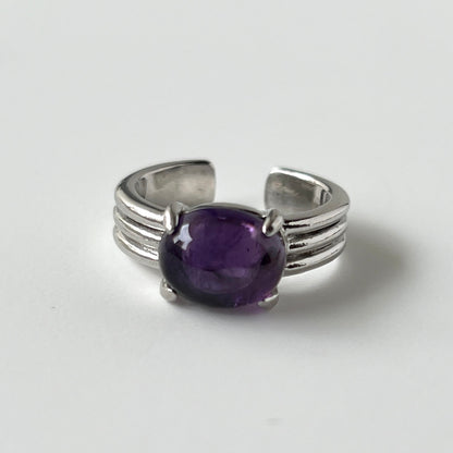 [ amethyst ] trois silver