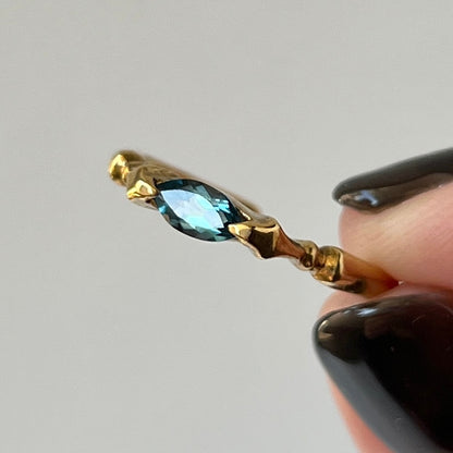 [ london blue topaz ] polar star gold
