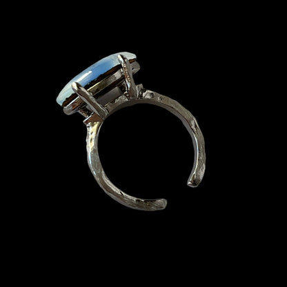 [ opal ] gem MARQUISE silver