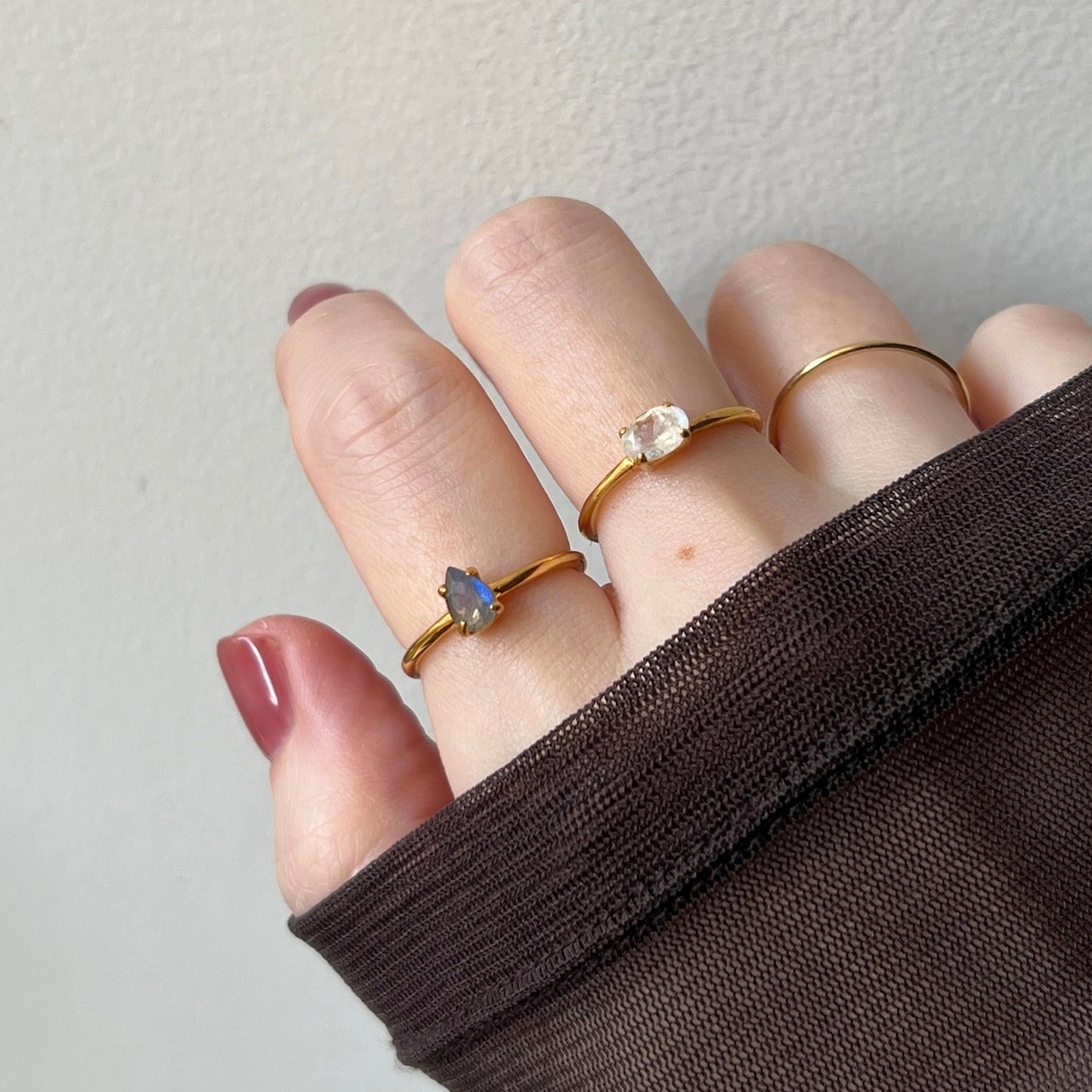 【 recommended set 】oval & drop gold