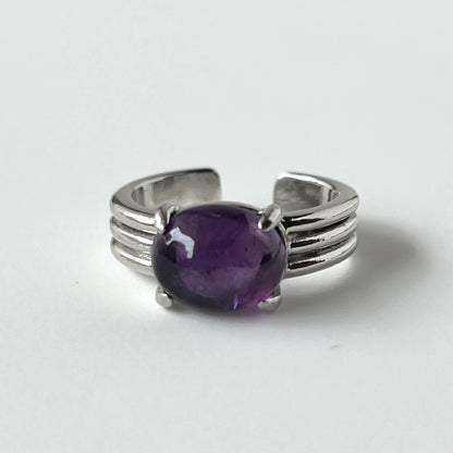 [ amethyst ] trois silver