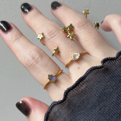 【 recommended set 】oval & drop gold