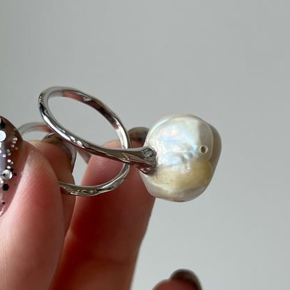 [ ✴︎12 ] oyster pearl mini ring