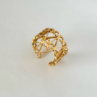 [ gold ] garden heart [ free size ]