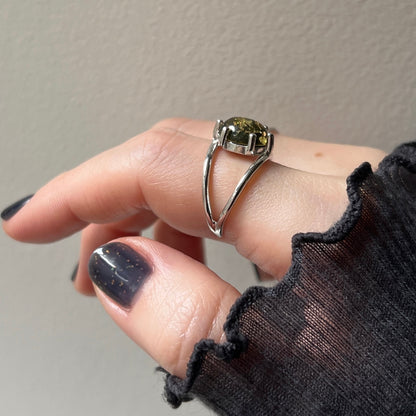 [ black amber ] double silver