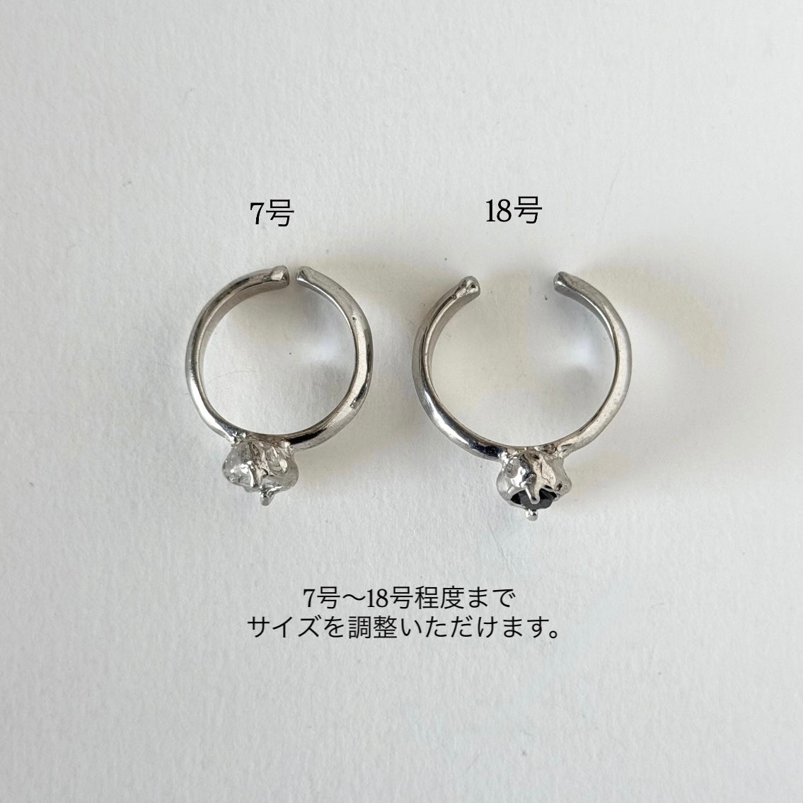 [ black spinel ] marquis stone silver