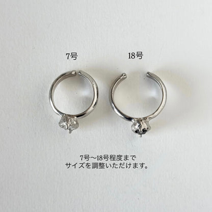 [ black spinel ] marquis stone silver