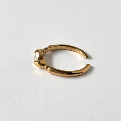 [ rainbow moon stone ] polar star gold