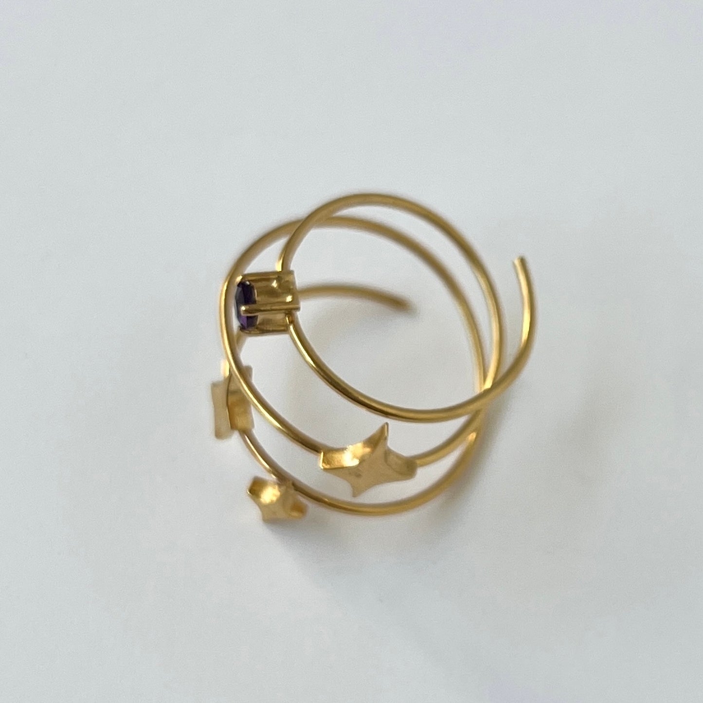 [ amethyst ] procyon gold [ free size ]