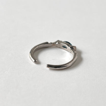 [ london blue topaz ] polar star silver