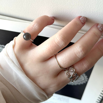 [ labradorite ] churros silver