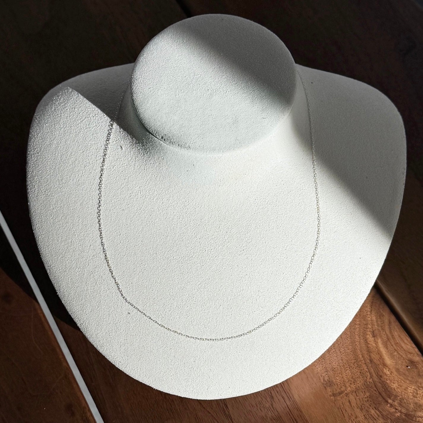 [ SV925 ] oval link chain necklace