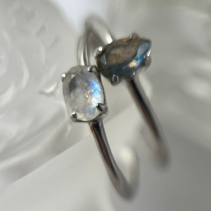 【 recommended set 】oval & drop silver