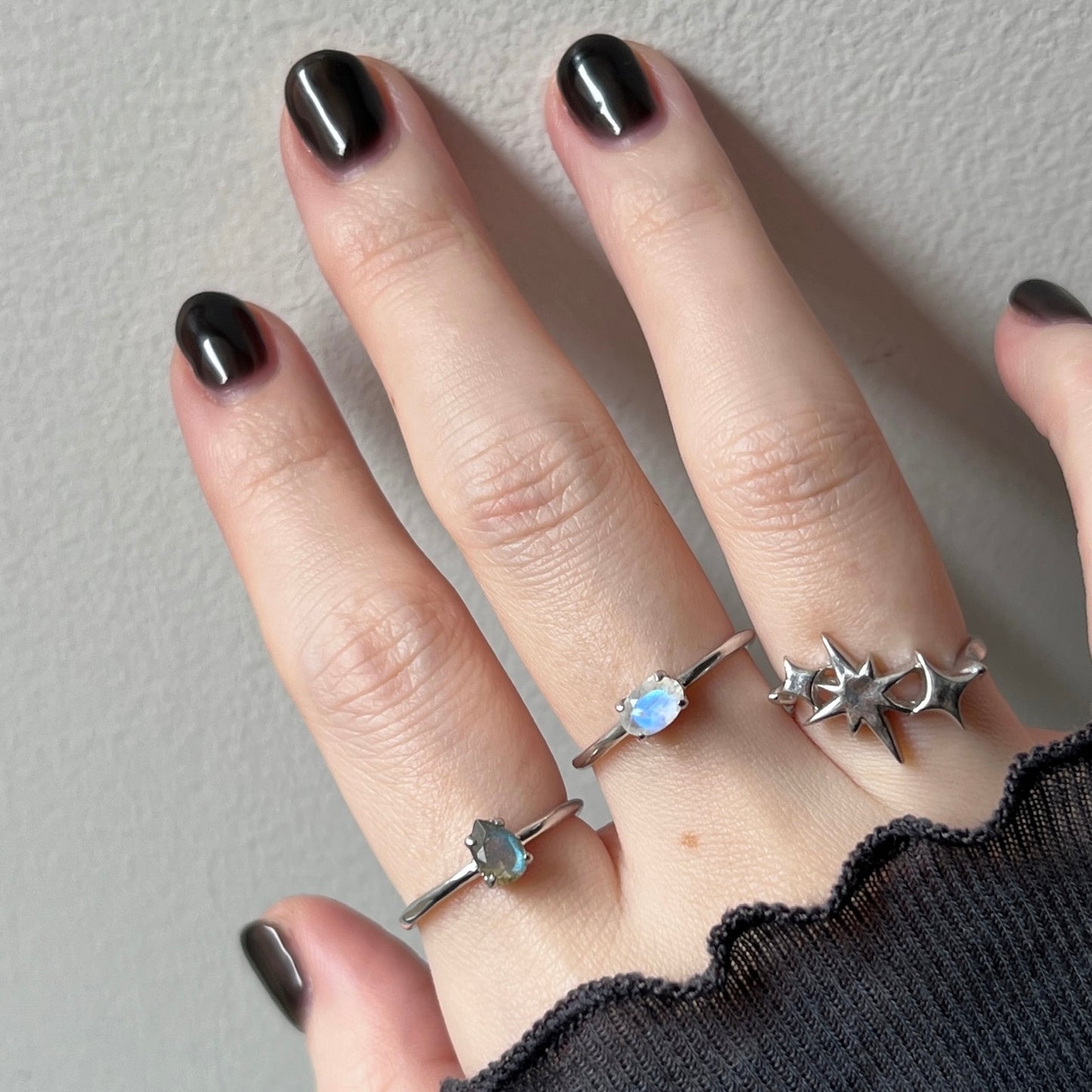【 recommended set 】oval & drop silver