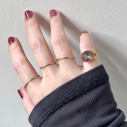 [ mystic quartz ] reine pinky gold