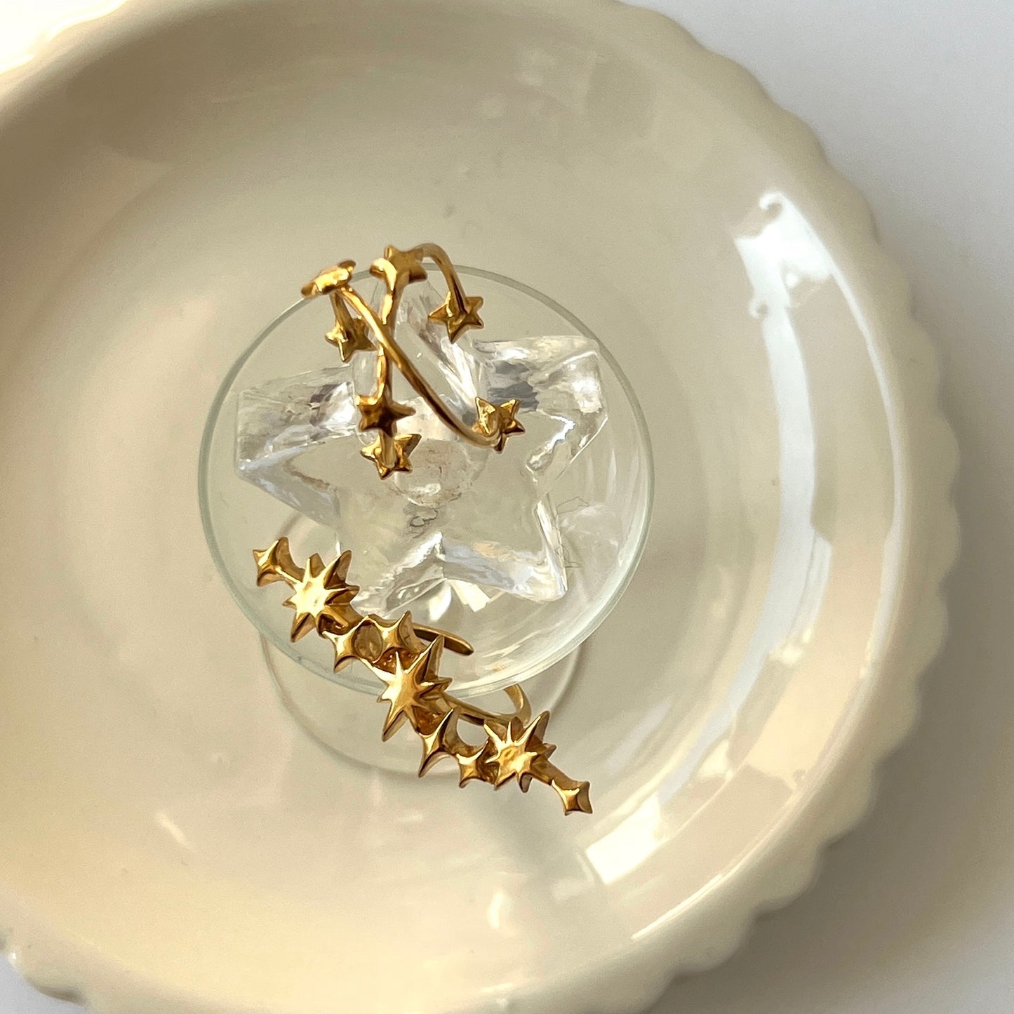 [ gold ] milky way ring [ free size ]