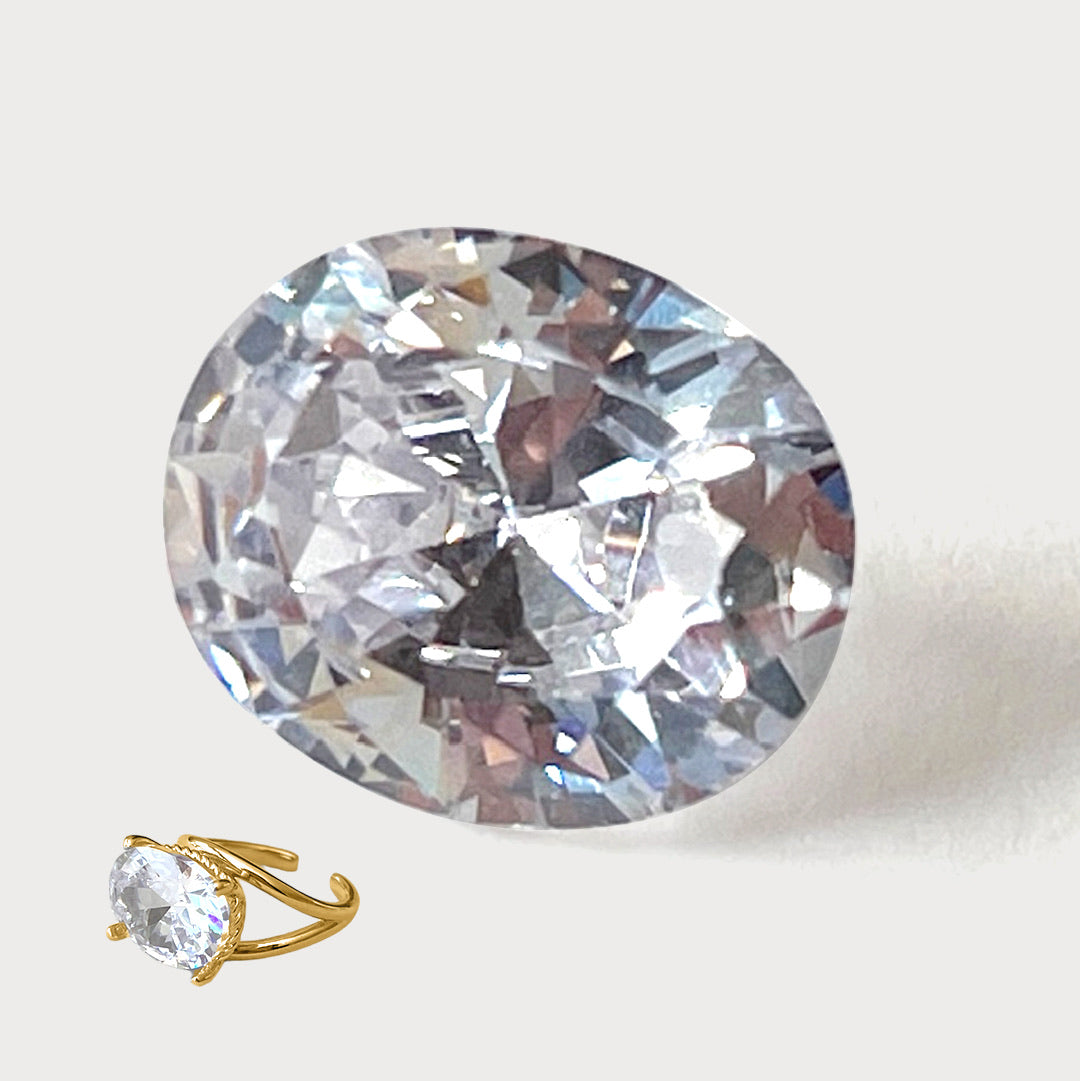[ clear ] reine -pinky gold