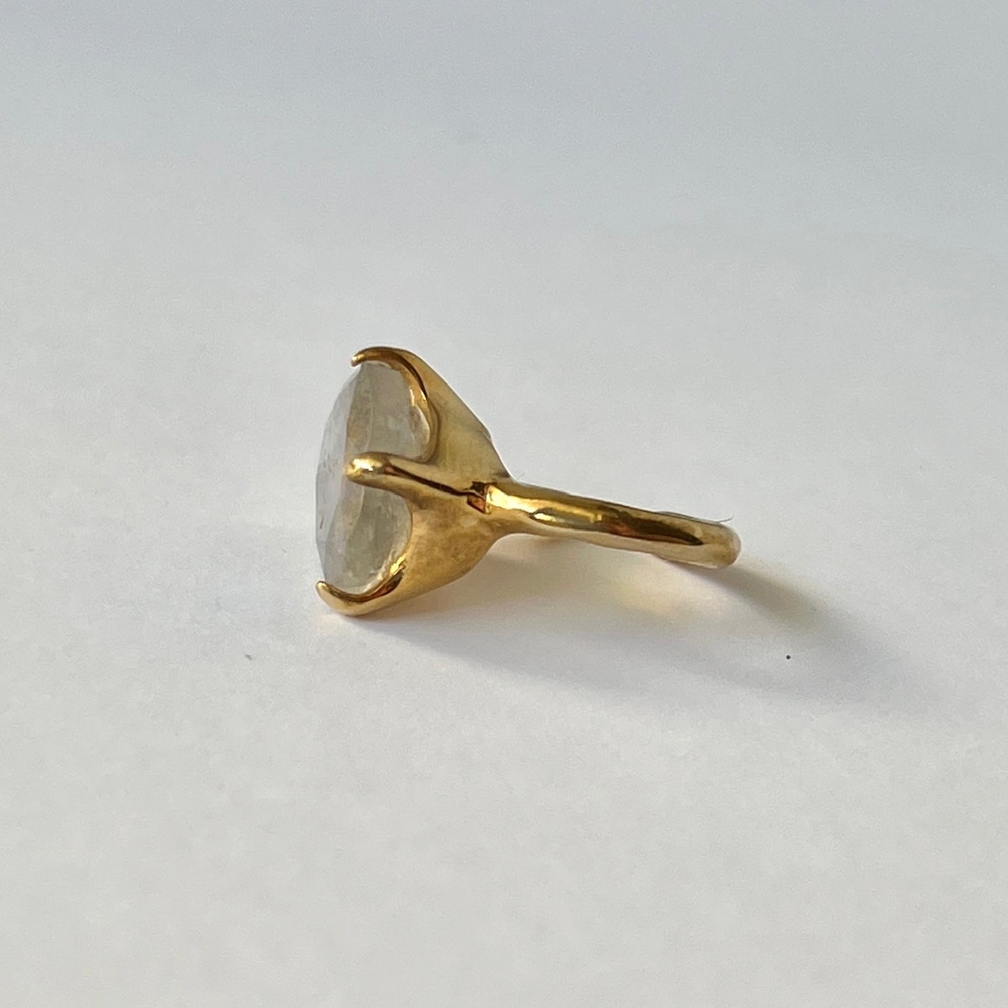 [ labradorite ] GEM ear cuff gold