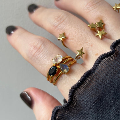 【 recommended set 】oval & drop gold