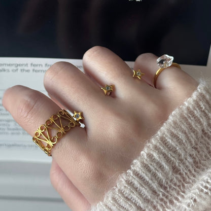 [ gold ] garden heart [ free size ]