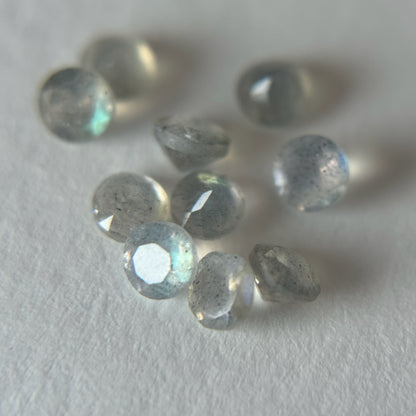 [ labradorite ] double chain silver [ free size ]