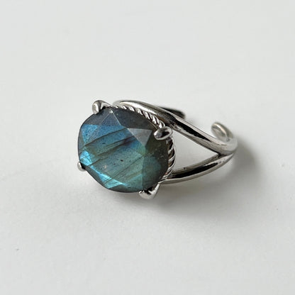 [ labradorite ] reine pinky silver