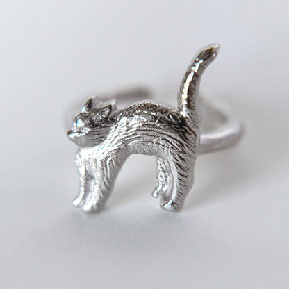 [ silver ] cat pinky [ free size ]
