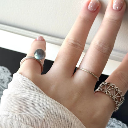 [ labradorite ] churros silver