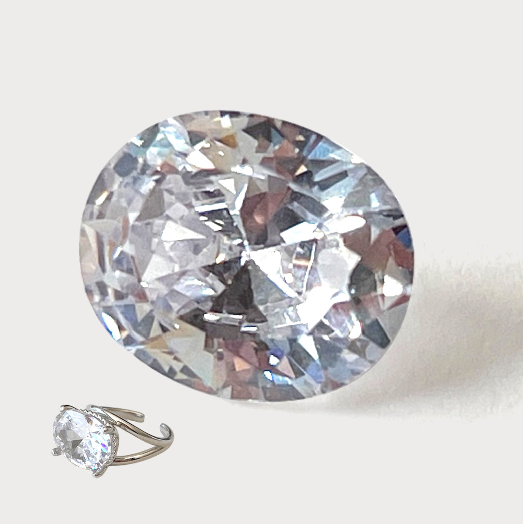 [ clear ] reine -pinky silver