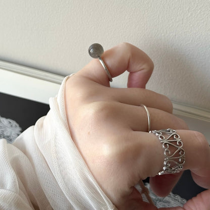 [ labradorite ] churros silver