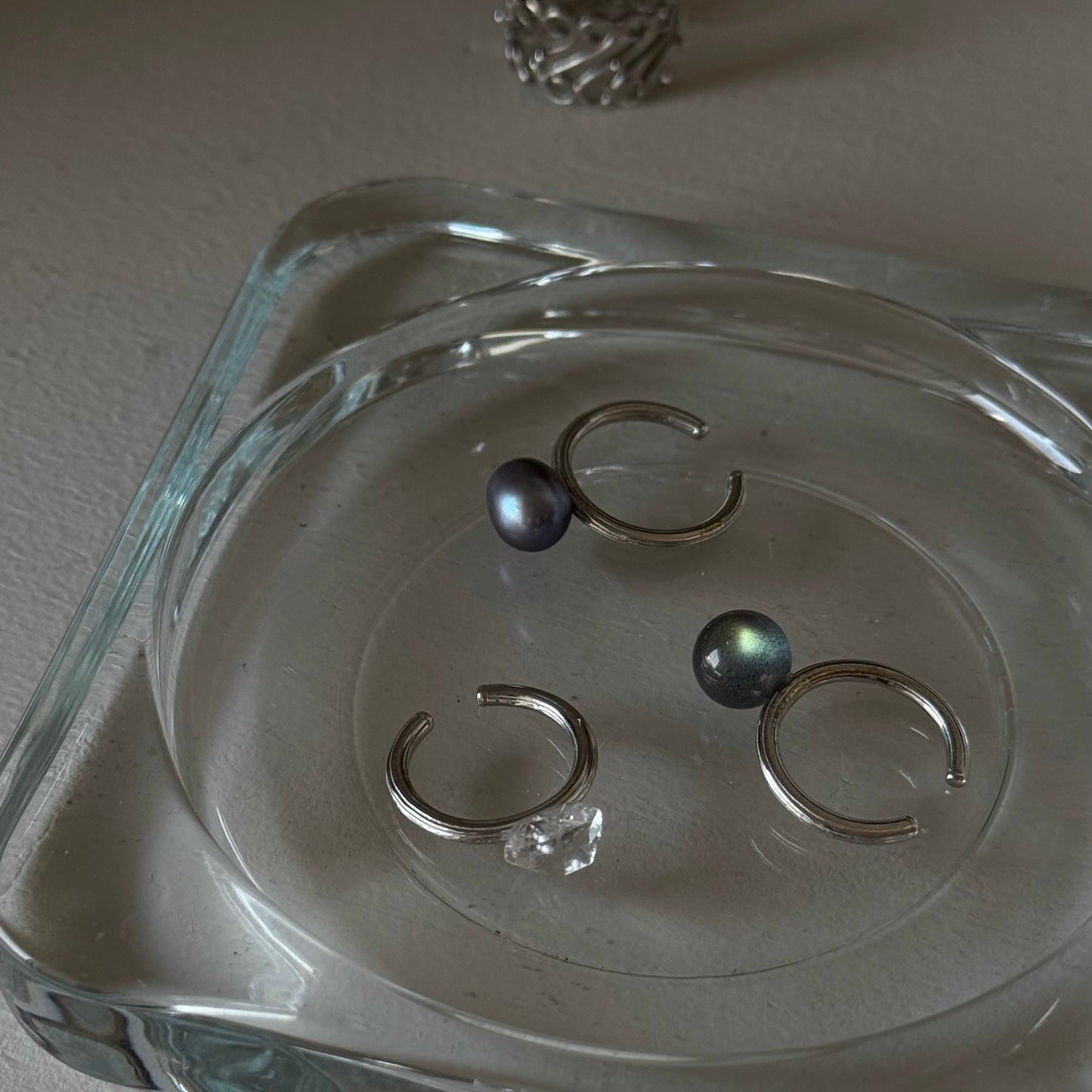 [ herkimer diamond ] churros silver