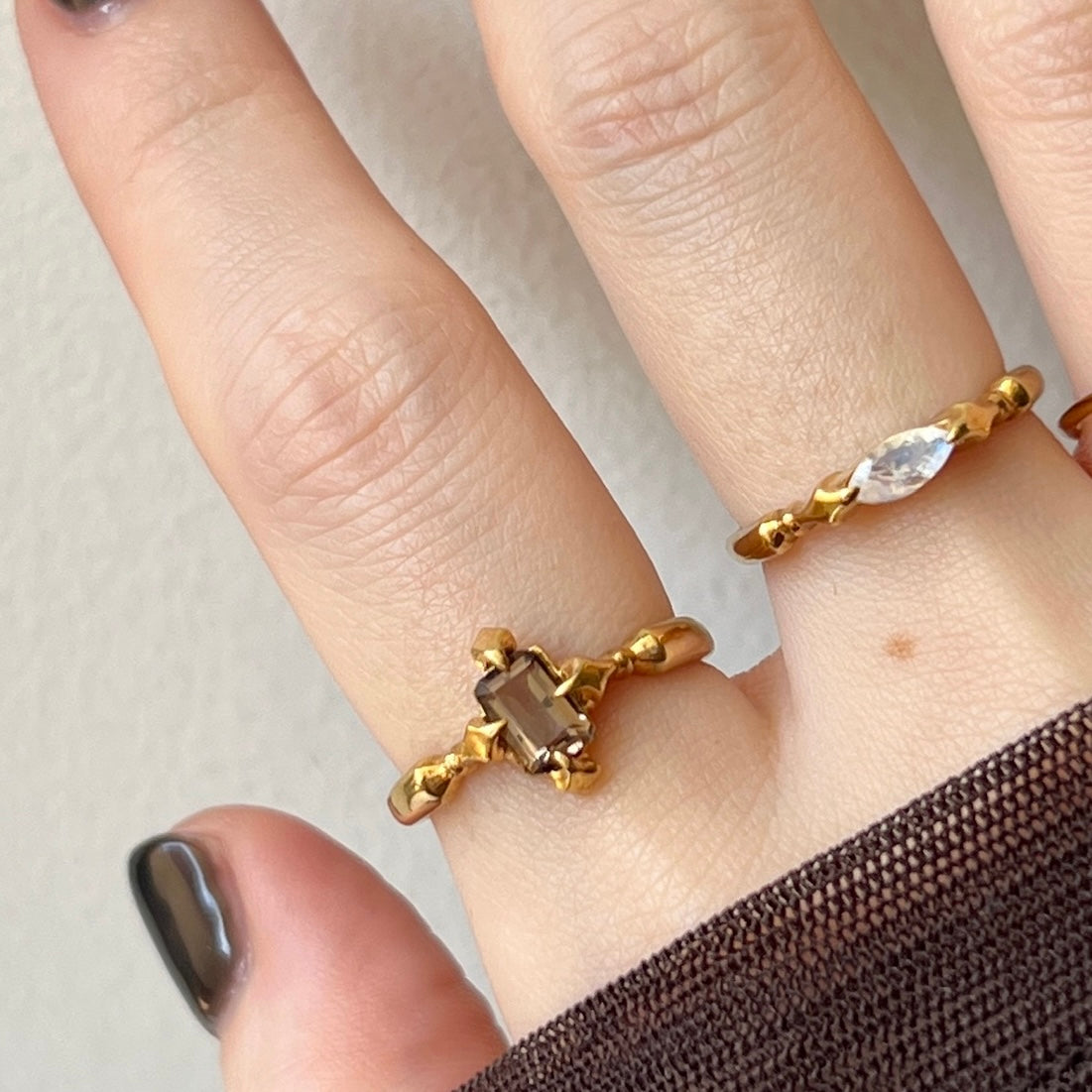 [ smoky quartz ] polaris gold