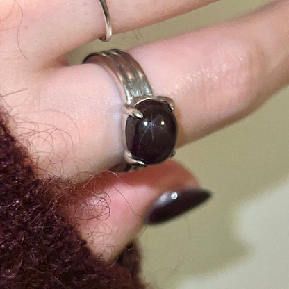 [ star garnet ] trois silver