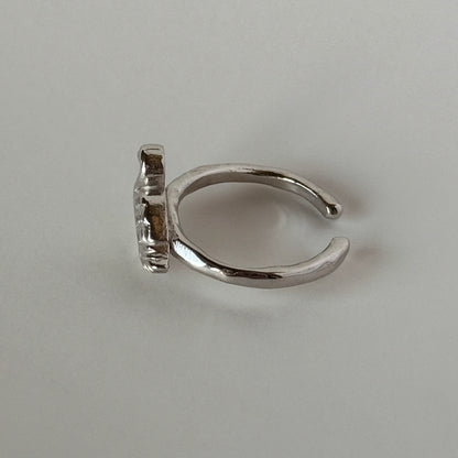 [ silver ] swan pinky