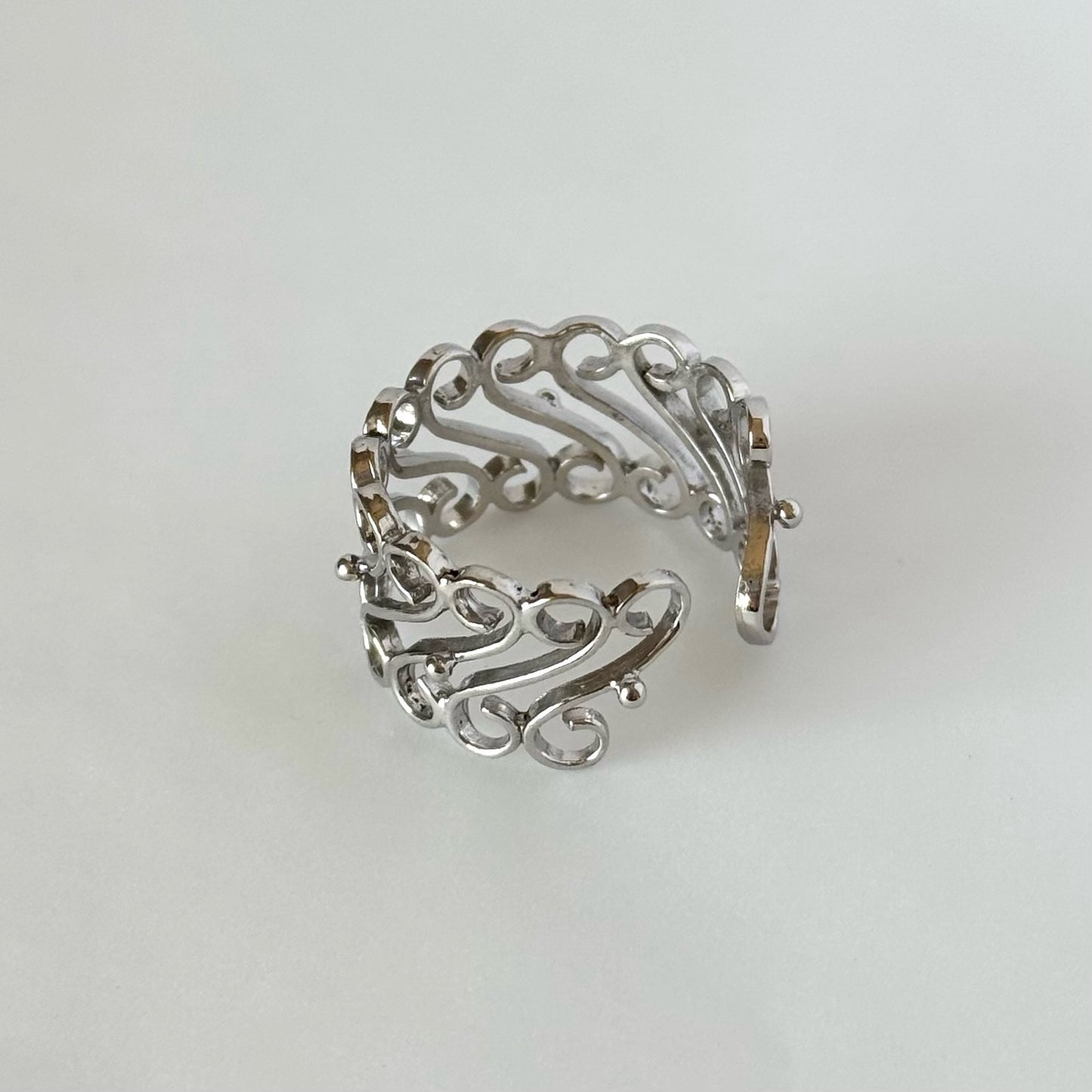 [ silver ] garden decor [ free size ]