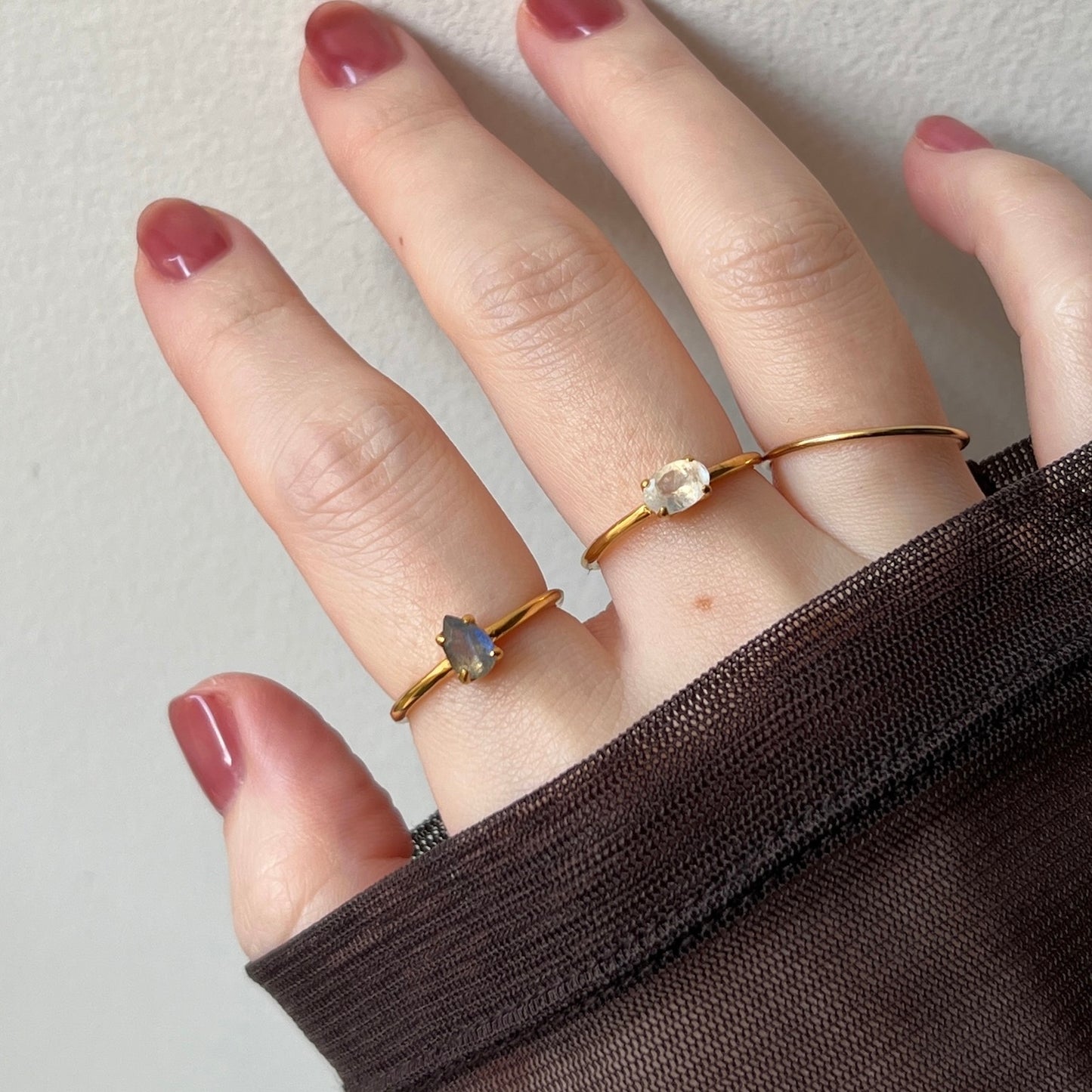 【 recommended set 】oval & drop gold