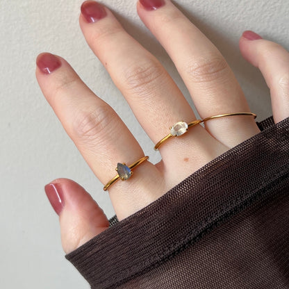 【 recommended set 】oval & drop gold