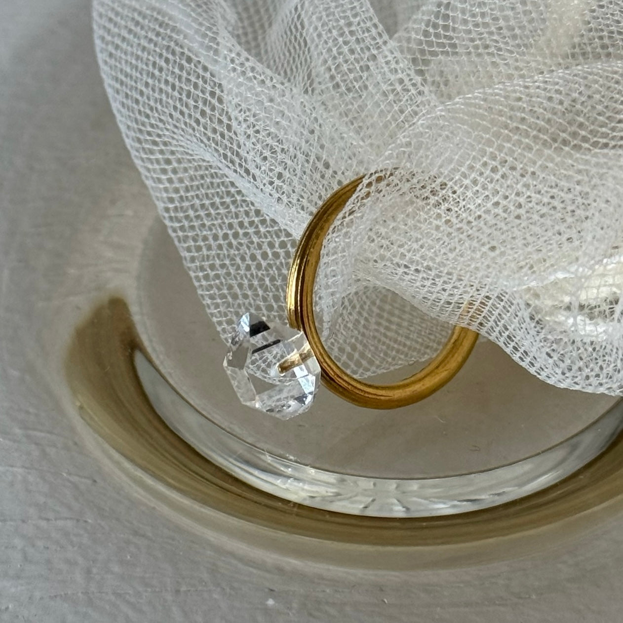 [ herkimer diamond ] churros gold