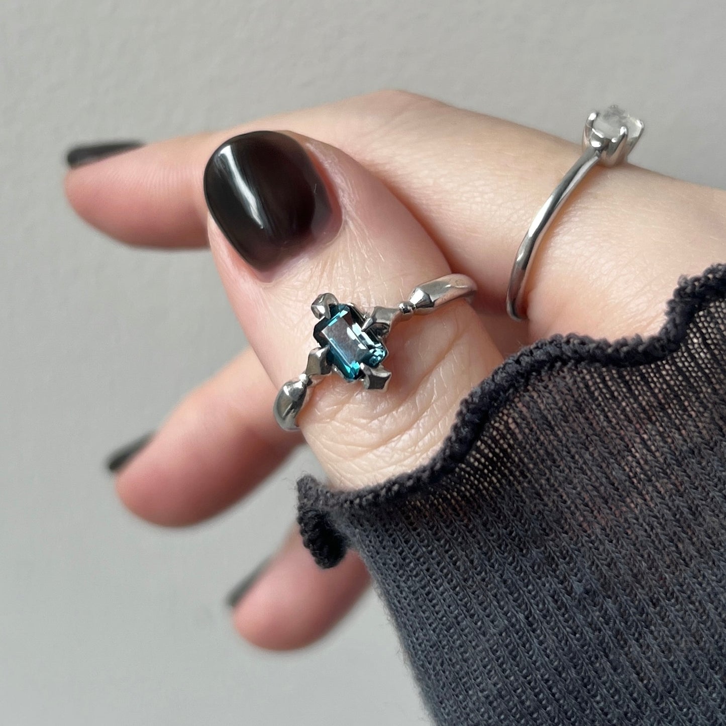[ london blue topaz ] polaris silver