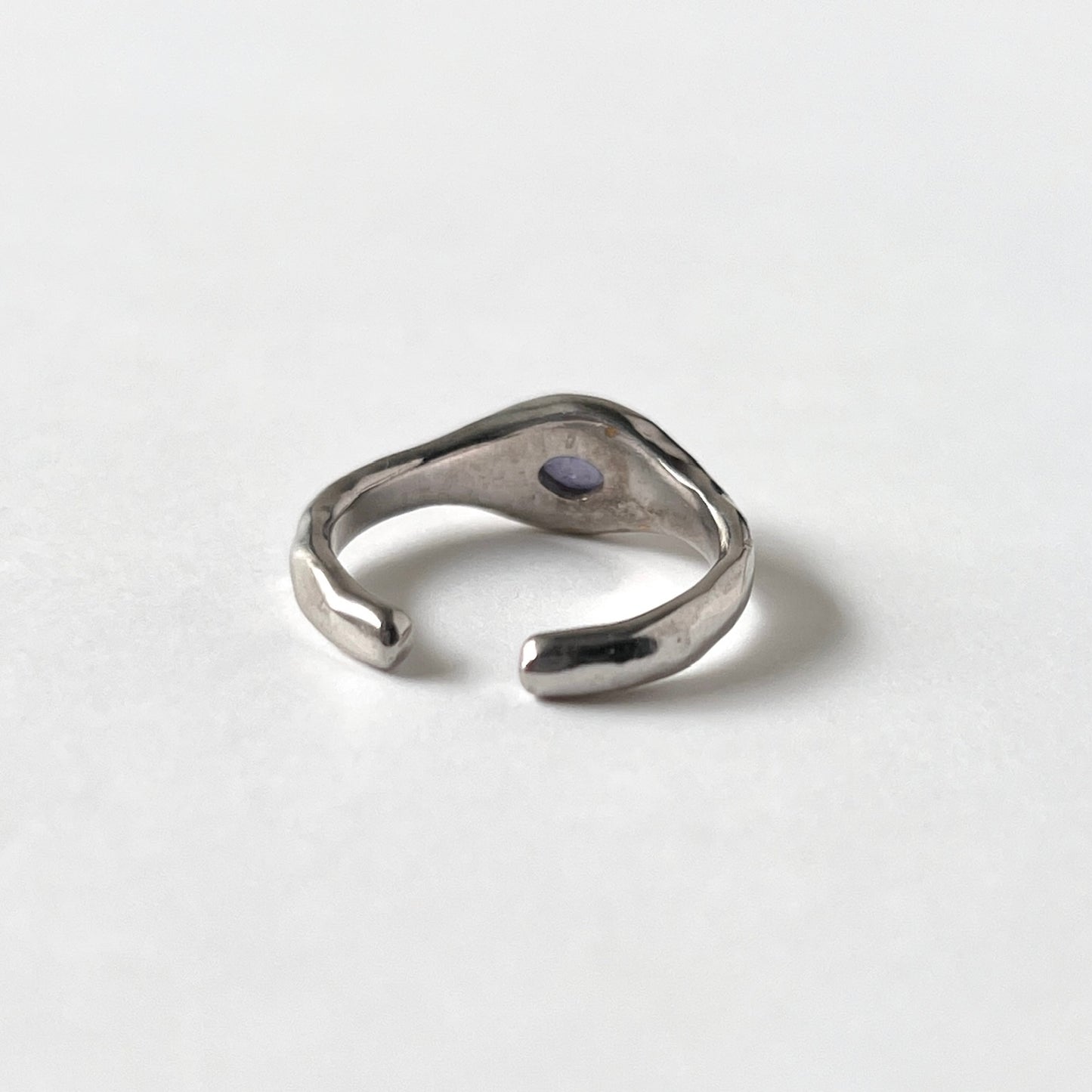 [ tanzanite ] pebble silver