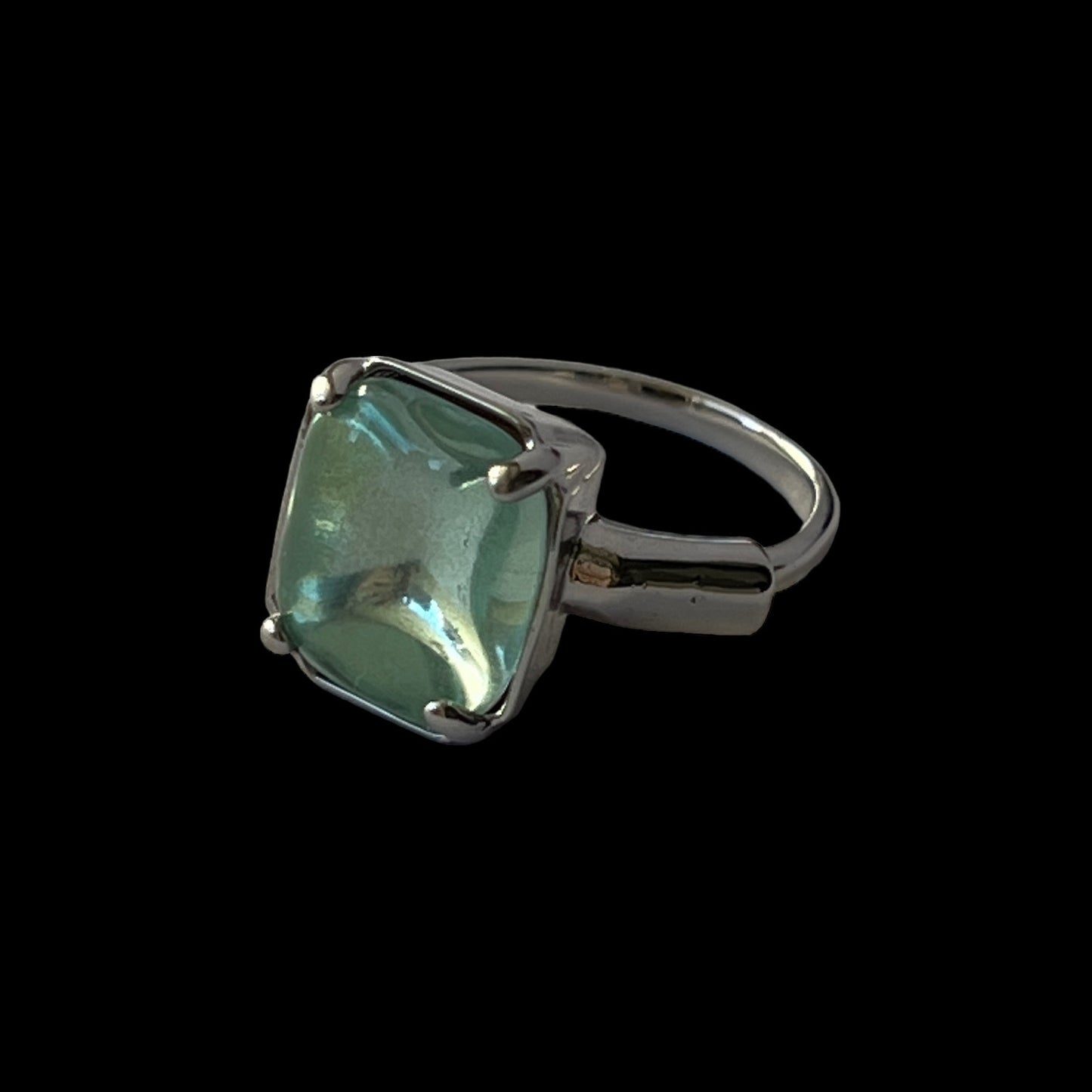 [ vintage aqua green ] éclat silver
