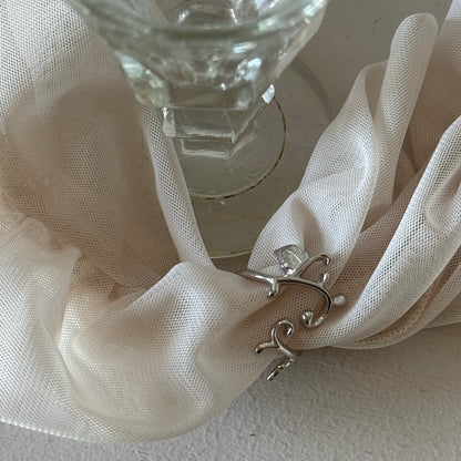 [ silver ] ivy ring [ free size ]