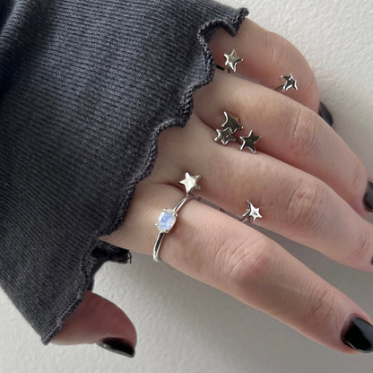 【 recommended set 】oval & drop silver