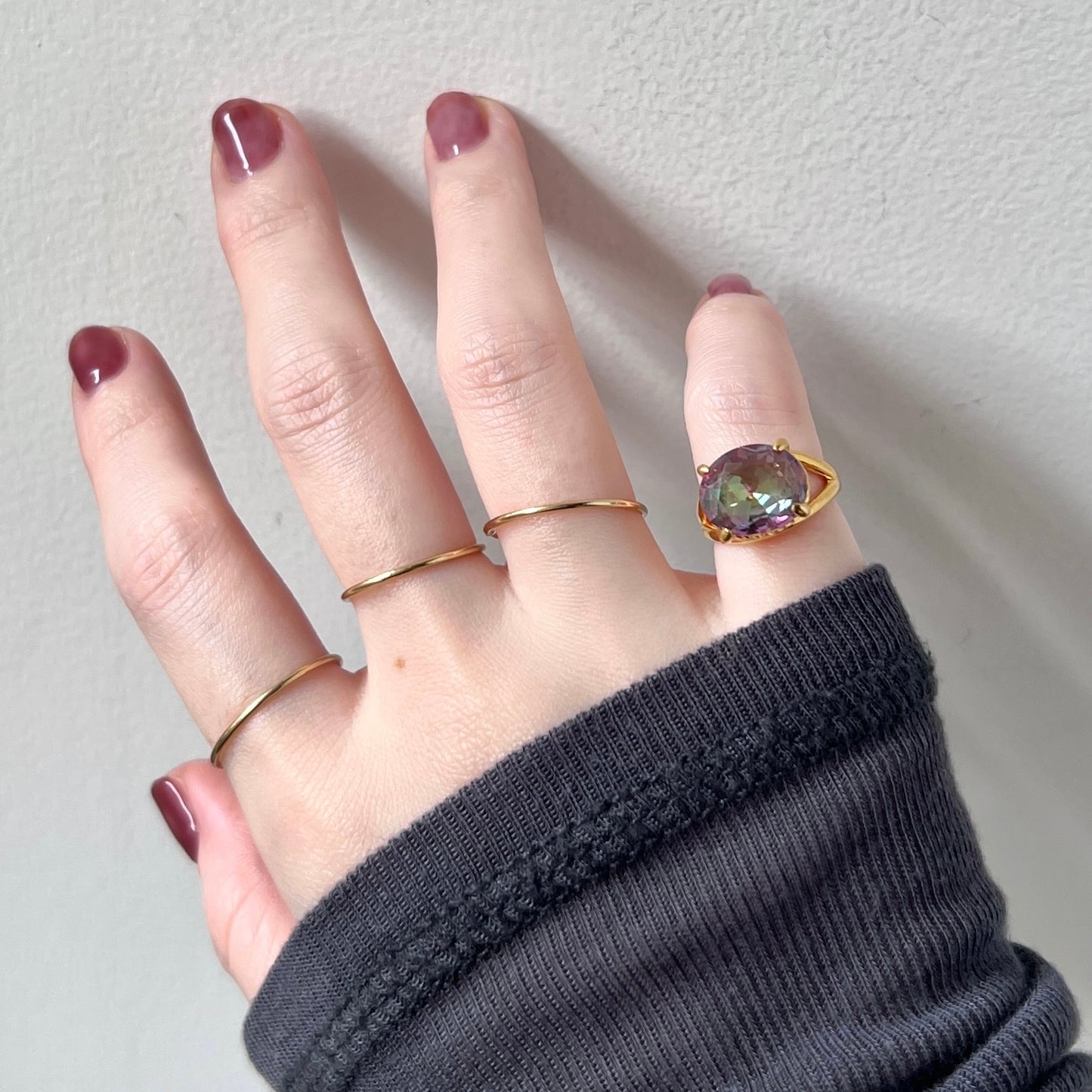 [ mystic quartz ] reine pinky gold