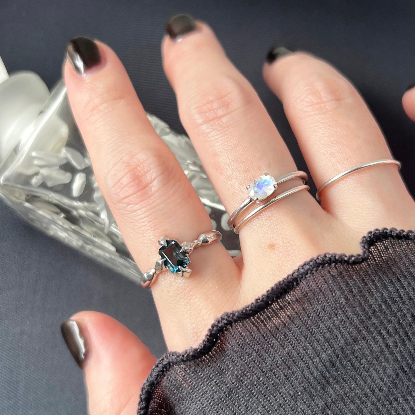 [ london blue topaz ] polaris silver