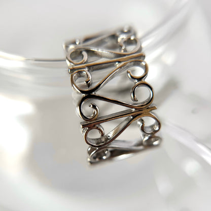 [ silver ] garden heart [ free size ]