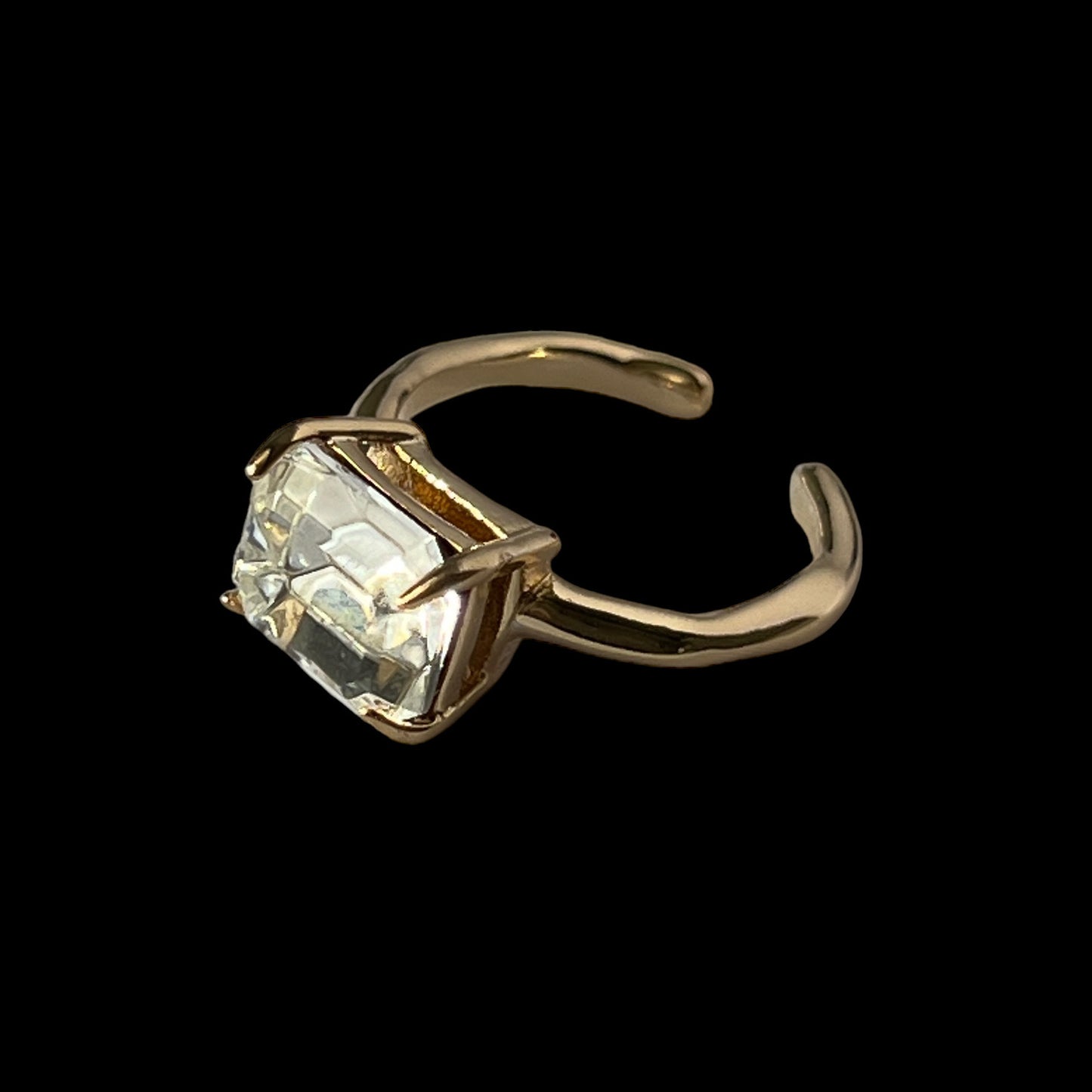 08. [ crystal ] gem OCTAGON gold